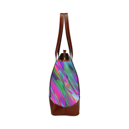 Colorful digital art splashing G400 Tote Handbag (Model 1642)