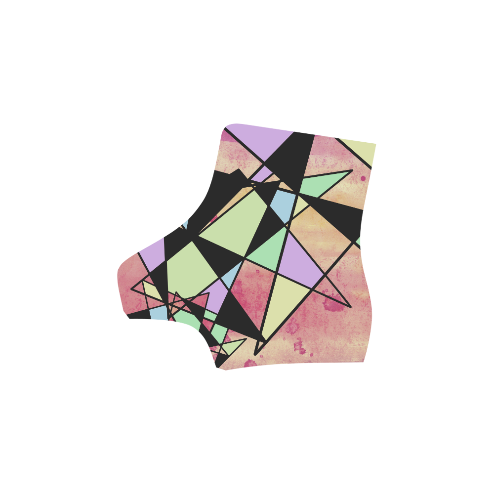Geometric shapes Martin Boots For Women Model 1203H