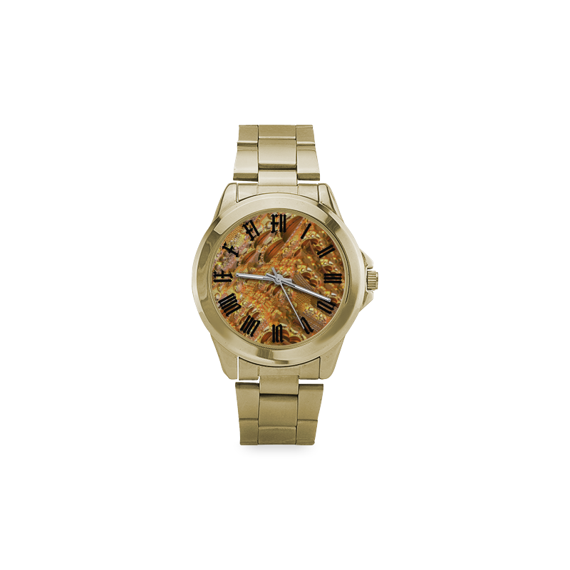SWISS GOLDEN WAVES Custom Gilt Watch(Model 101)