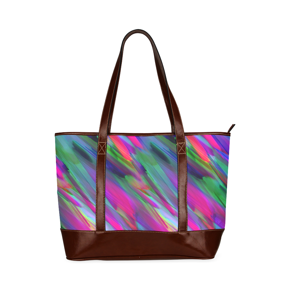 Colorful digital art splashing G400 Tote Handbag (Model 1642)