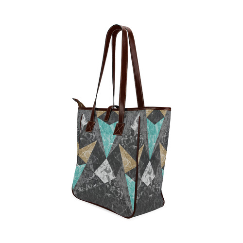 Marble Geometric Background G430 Classic Tote Bag (Model 1644)