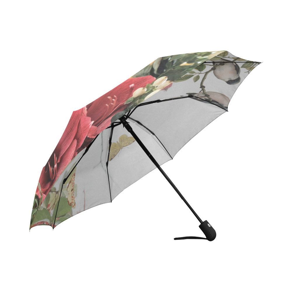 Collage_ Flourishing_ Gloria Sanchez Auto-Foldable Umbrella (Model U04)