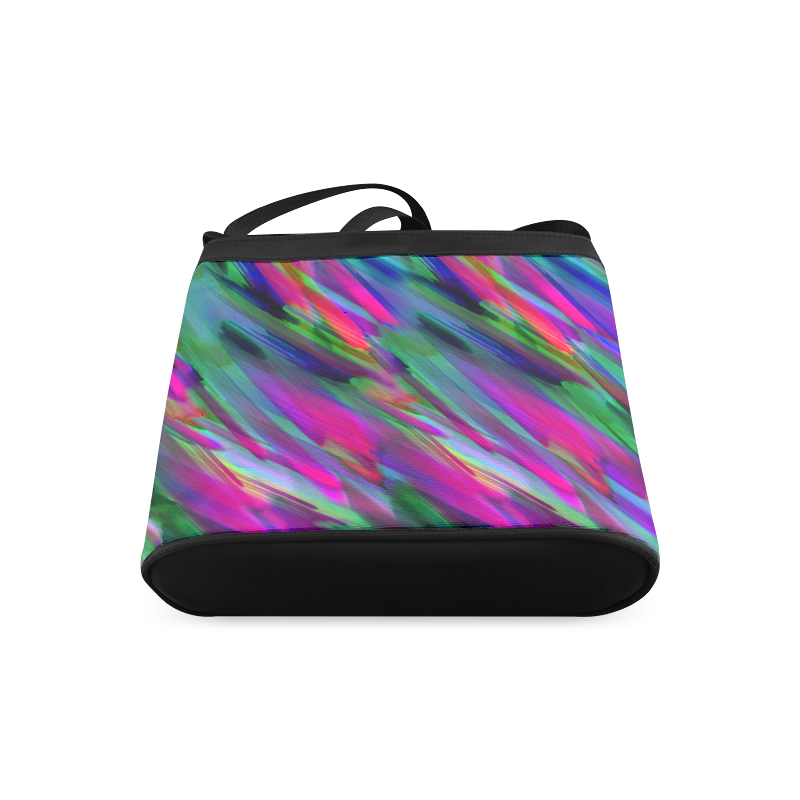 Colorful digital art splashing G400 Crossbody Bags (Model 1613)