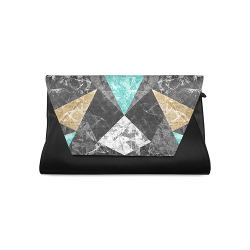 Marble Geometric Background G430 Clutch Bag (Model 1630)