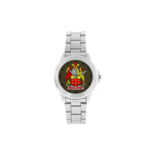 ARDEARNE OF KENT COAT OF ARMS Unisex Stainless Steel Watch(Model 103)
