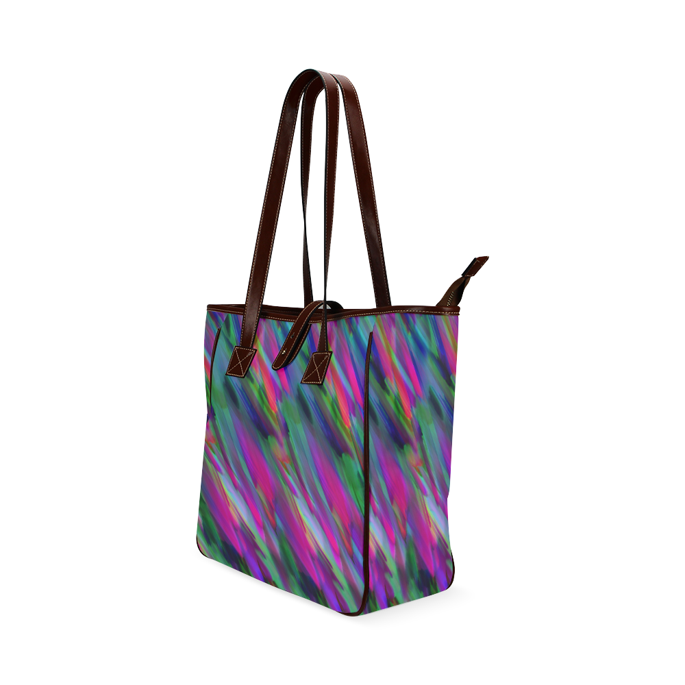 Colorful digital art splashing G400 Classic Tote Bag (Model 1644)