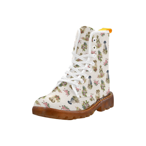In love pattern Martin Boots For Women Model 1203H
