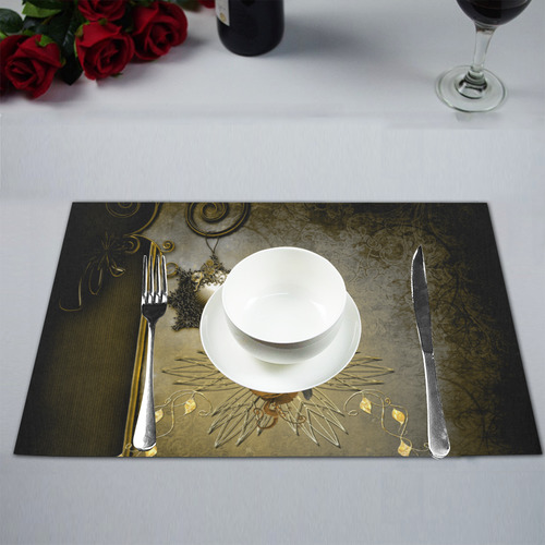 Decorative design with crow Placemat 12''x18''