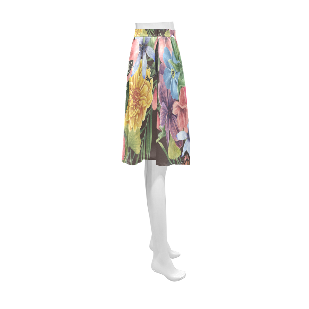 collage_ Spring II _ Gloria Sánchez Athena Women's Short Skirt (Model D15)