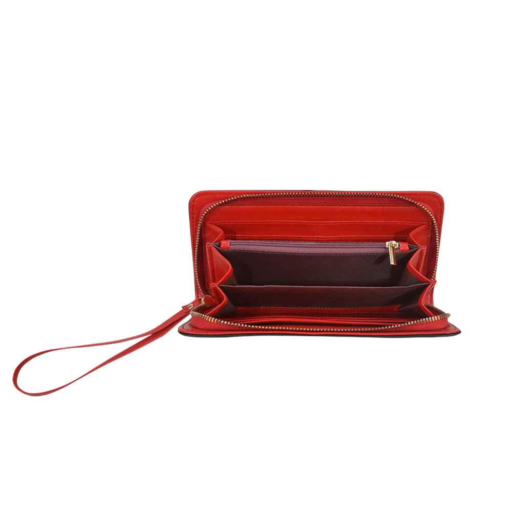 Awesome itger in the night Women's Clutch Wallet (Model 1637)