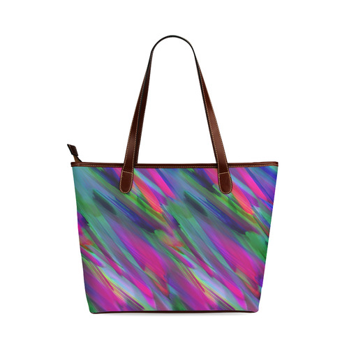 Colorful digital art splashing G400 Shoulder Tote Bag (Model 1646)