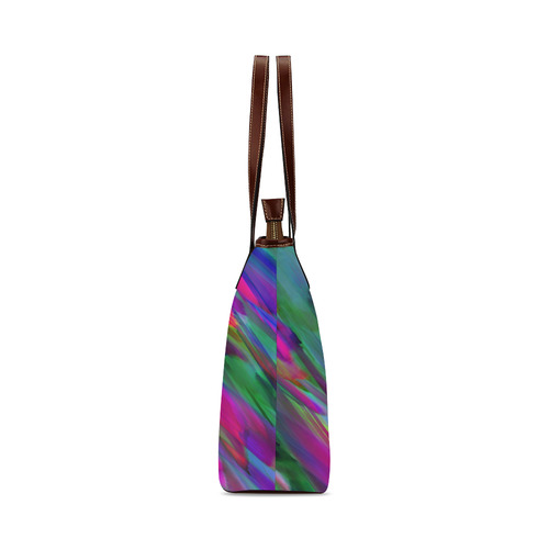 Colorful digital art splashing G400 Shoulder Tote Bag (Model 1646)