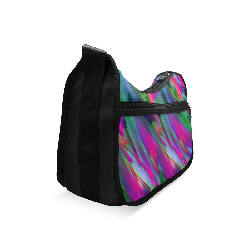 Colorful digital art splashing G400 Crossbody Bags (Model 1616)