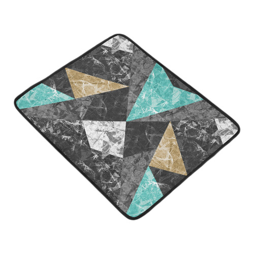 Marble Geometric Background G430 Beach Mat 78"x 60"