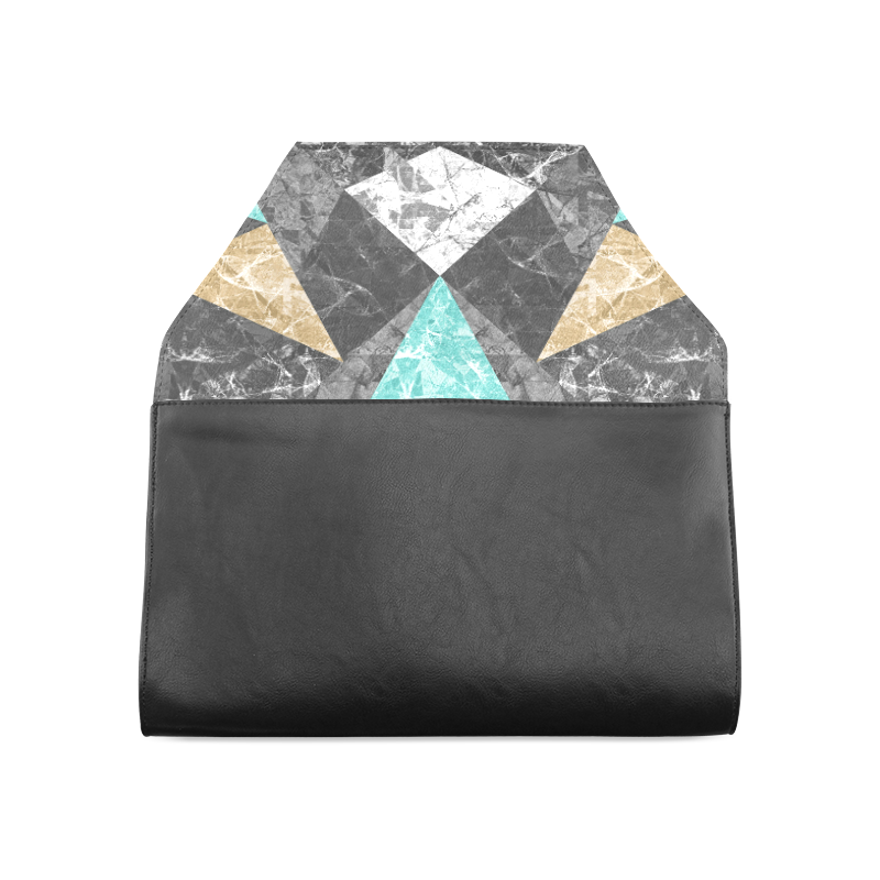 Marble Geometric Background G430 Clutch Bag (Model 1630)