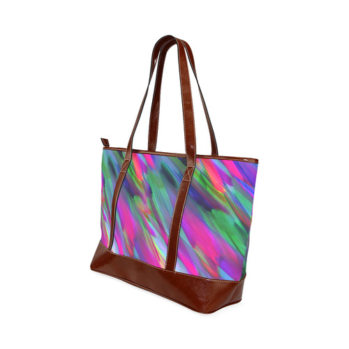 Colorful digital art splashing G400 Tote Handbag (Model 1642)