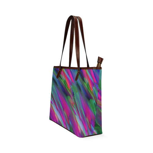 Colorful digital art splashing G400 Shoulder Tote Bag (Model 1646)