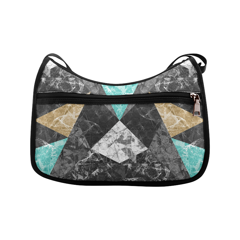 Marble Geometric Background G430 Crossbody Bags (Model 1616)