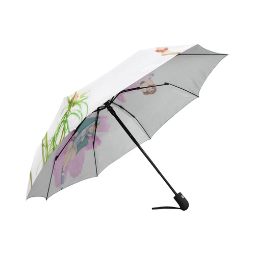 Collage_ Chilling _ Gloria Sanchez Auto-Foldable Umbrella (Model U04)