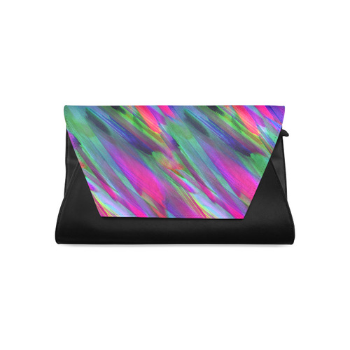 Colorful digital art splashing G400 Clutch Bag (Model 1630)