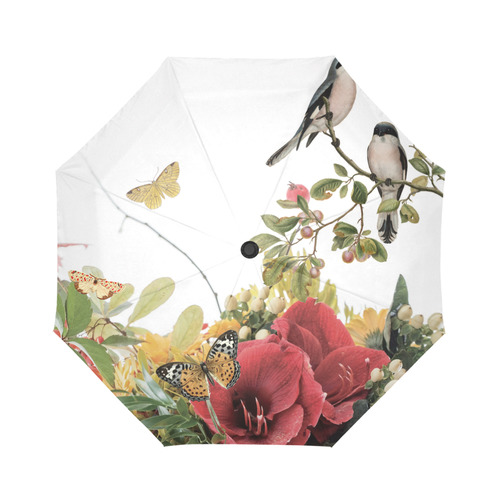Collage_ Flourishing_ Gloria Sanchez Auto-Foldable Umbrella (Model U04)