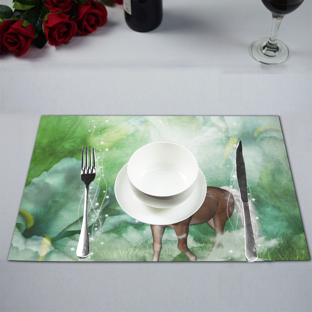 Horse in a fantasy world Placemat 12''x18''