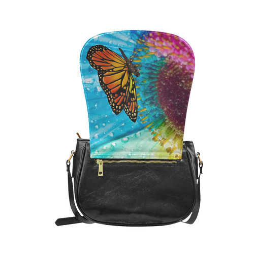 Butterflies Classic Saddle Bag/Large (Model 1648)