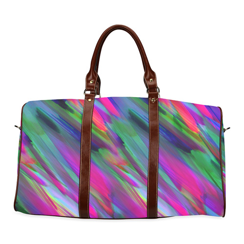 Colorful digital art splashing G400 Waterproof Travel Bag/Large (Model 1639)