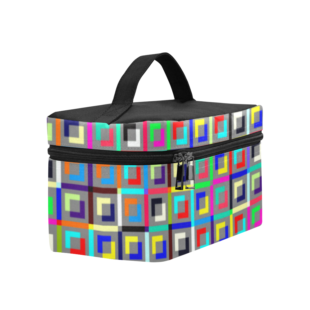 Retro Squares Lunch Bag/Large (Model 1658)