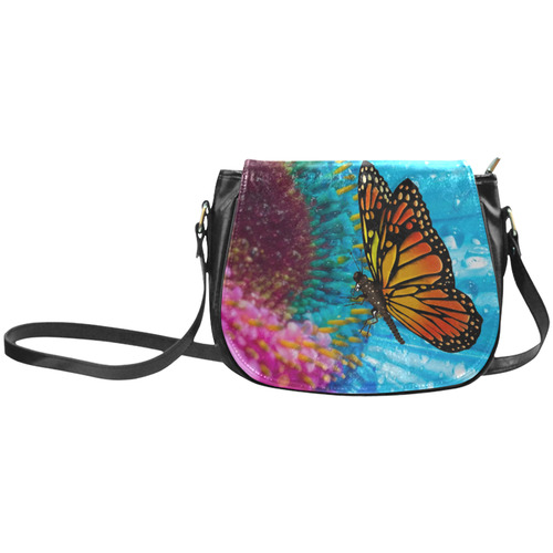 Butterflies Classic Saddle Bag/Large (Model 1648)