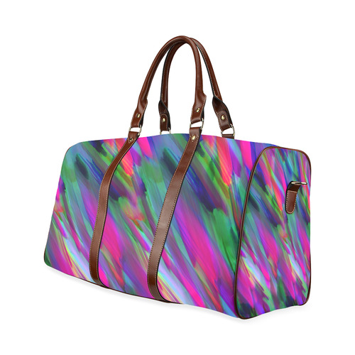 Colorful digital art splashing G400 Waterproof Travel Bag/Large (Model 1639)