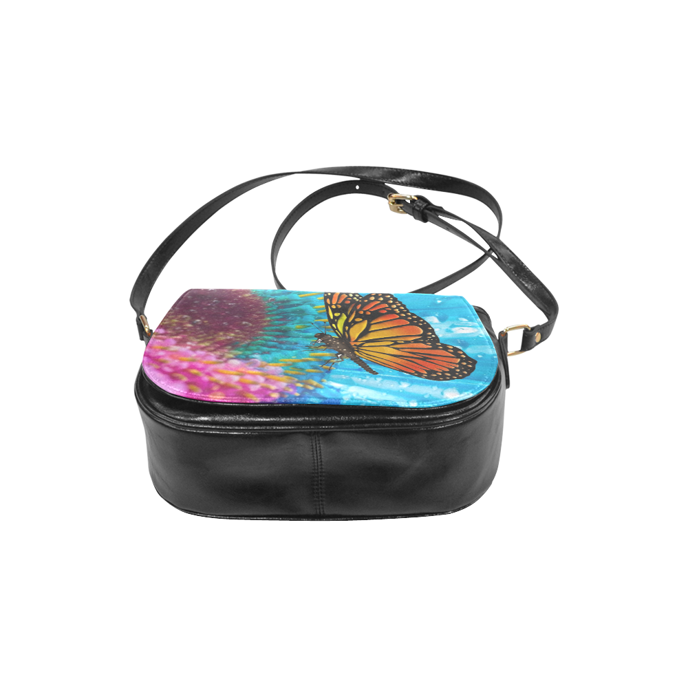 Butterflies Classic Saddle Bag/Large (Model 1648)