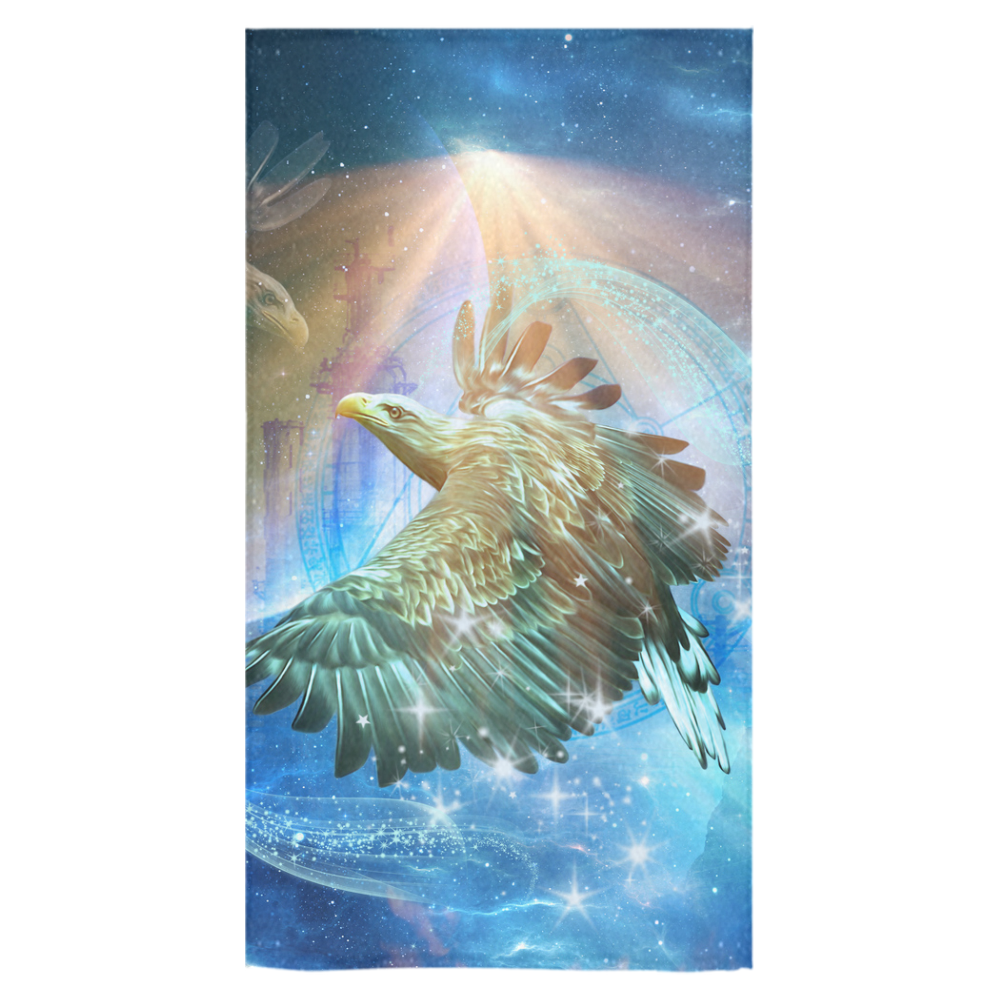 Wonderful eagle in the universe Bath Towel 30"x56"