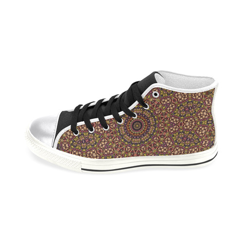 Batik Maharani #2B - Jera Nour Women's Classic High Top Canvas Shoes (Model 017)