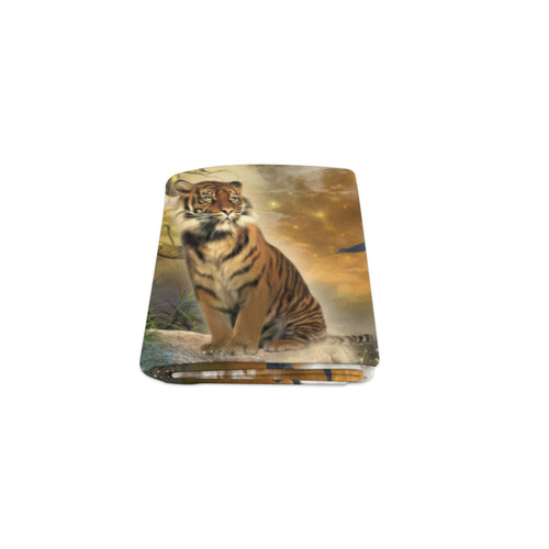Awesome itger in the night Blanket 40"x50"