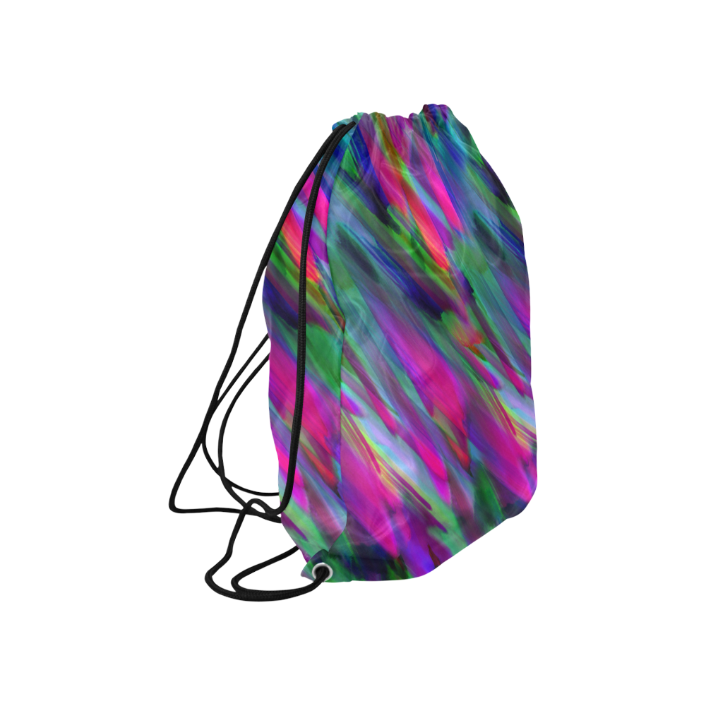 Colorful digital art splashing G400 Large Drawstring Bag Model 1604 (Twin Sides)  16.5"(W) * 19.3"(H)