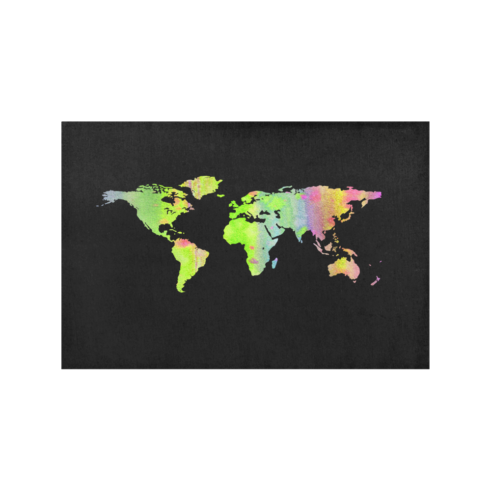 World Map Placemat 12''x18''