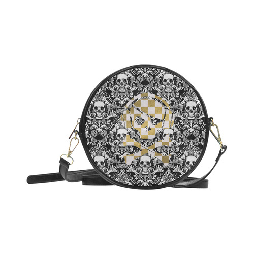 skull Round Sling Bag (Model 1647)