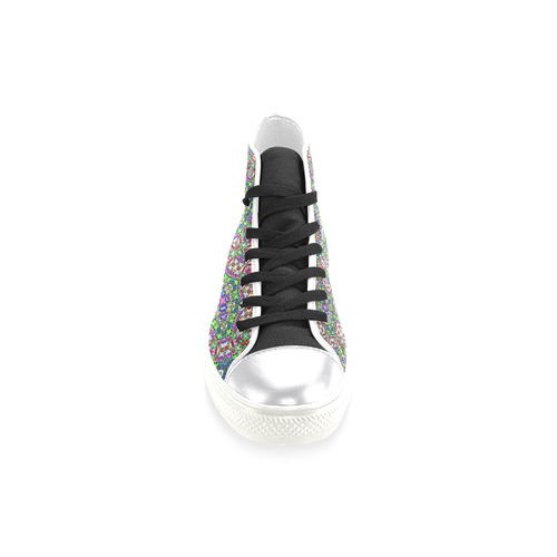 Batik Maharani #2A - Jera Nour Women's Classic High Top Canvas Shoes (Model 017)