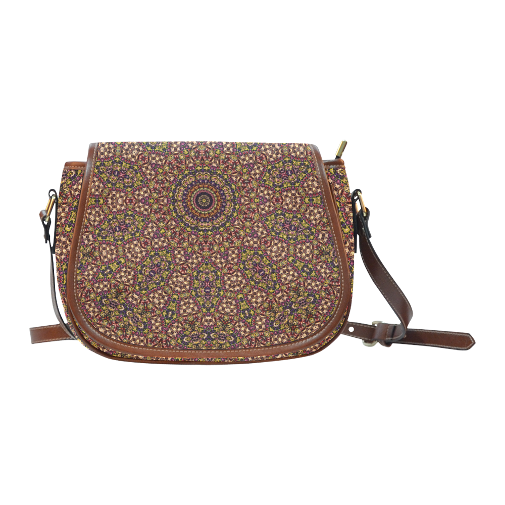 Batik Maharani #2B - Jera Nour Saddle Bag/Small (Model 1649) Full Customization