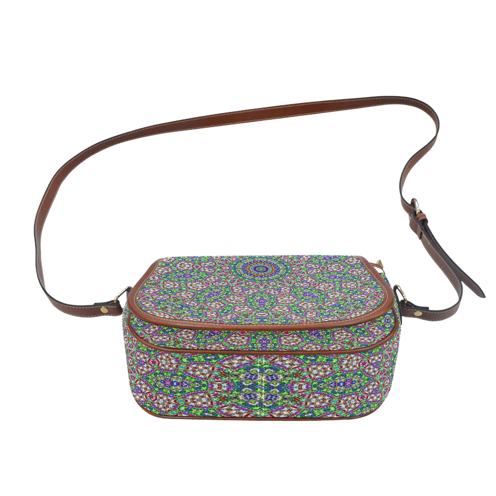 Batik Maharani #2A - Jera Nour Saddle Bag/Small (Model 1649) Full Customization
