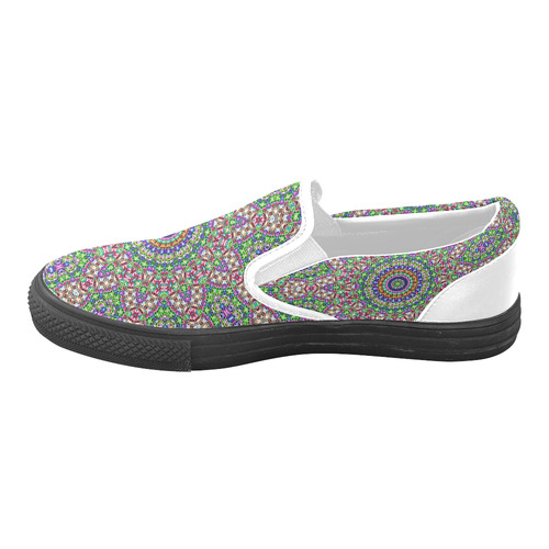 Batik Maharani #2A - Jera Nour Slip-on Canvas Shoes for Men/Large Size (Model 019)