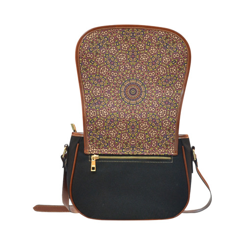 Batik Maharani #2B - Jera Nour Saddle Bag/Small (Model 1649)(Flap Customization)