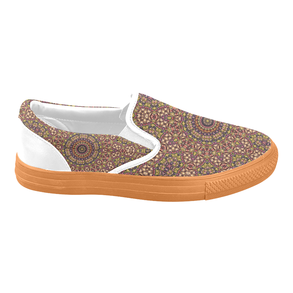 Batik Maharani #2B - Jera Nour Slip-on Canvas Shoes for Men/Large Size (Model 019)