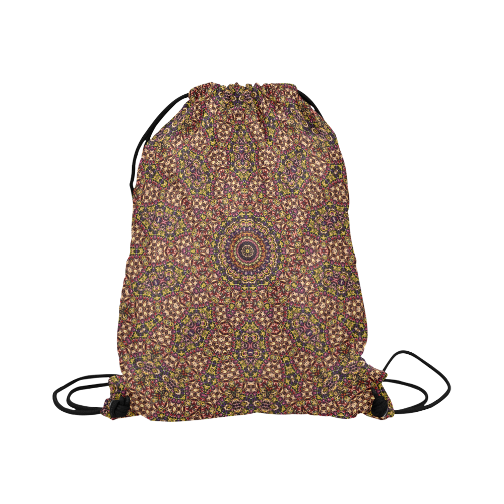 Batik Maharani #2B - Jera Nour Large Drawstring Bag Model 1604 (Twin Sides)  16.5"(W) * 19.3"(H)