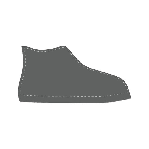 Dark Shadow High Top Canvas Women's Shoes/Large Size (Model 017)