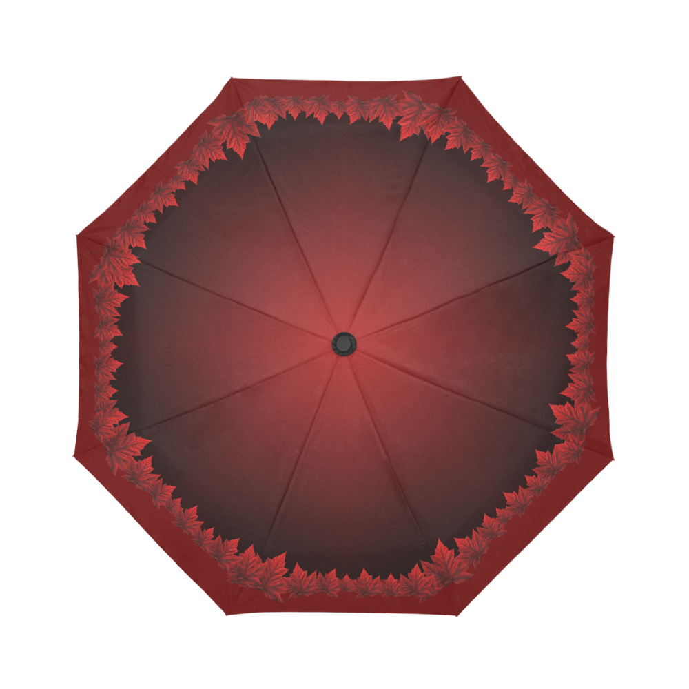 Canada Umbrella Red Maple Leaf Souvenir Auto-Foldable Umbrella (Model U04)