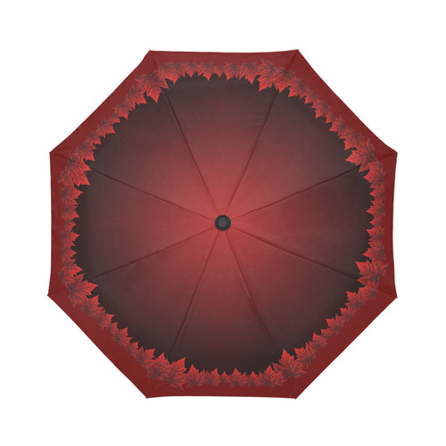 Canada Umbrella Red Maple Leaf Souvenir Auto-Foldable Umbrella (Model U04)