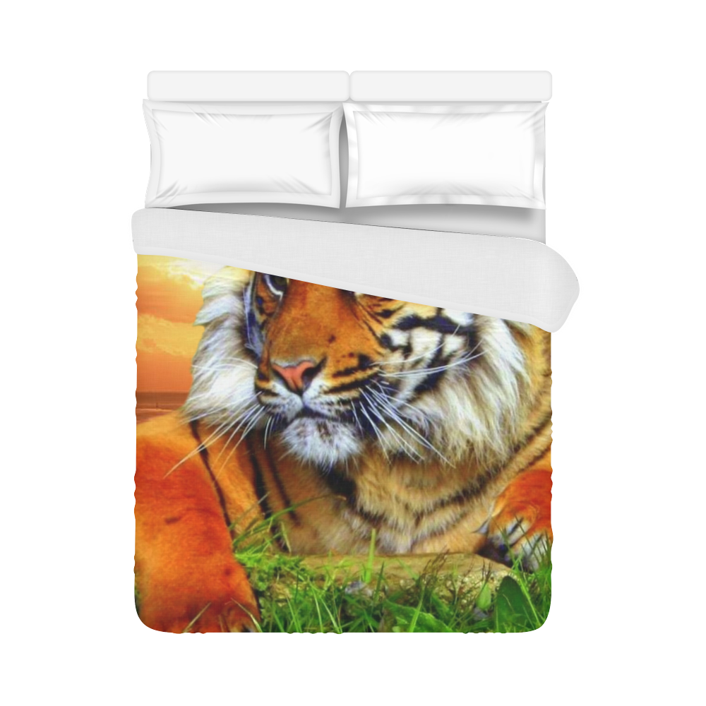 Sumatran Tiger Duvet Cover 86"x70" ( All-over-print)
