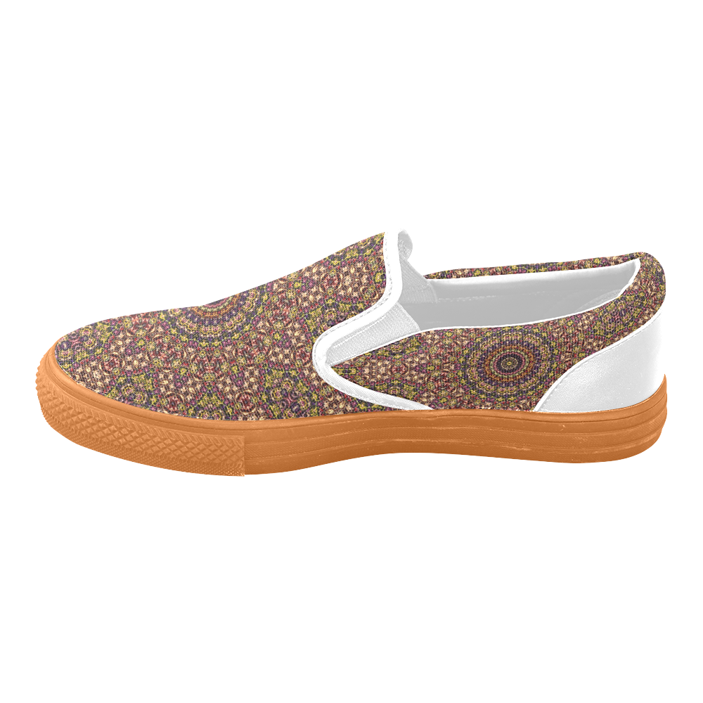 Batik Maharani #2B - Jera Nour Slip-on Canvas Shoes for Men/Large Size (Model 019)